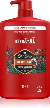 Old Spice Bearglove gel de banho para corpo e cabelo