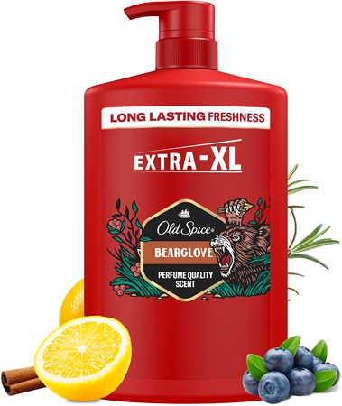 Old Spice Bearglove gel de banho para corpo e cabelo
