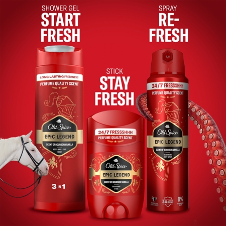 Old Spice Epic Legend sprchový gel na obličej, tělo a vlasy pro muže