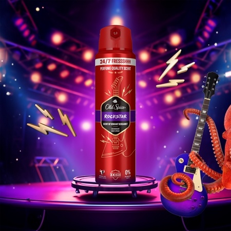 Old Spice RockStar desodorante en spray para hombre