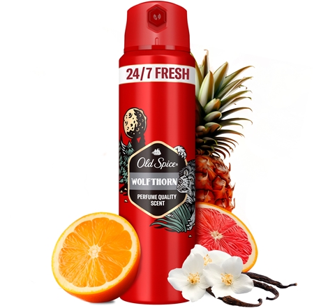 Old Spice Wolfthorn deodorant ve spreji pro muže