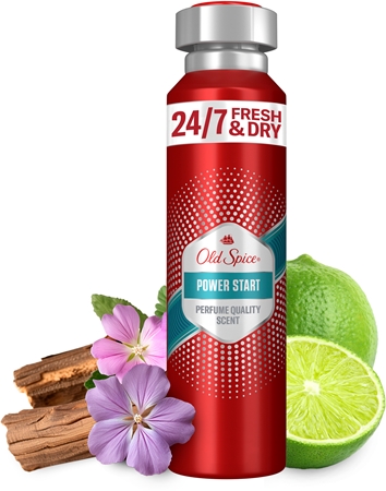 Old Spice Power Start antiperspirant ve spreji pro muže