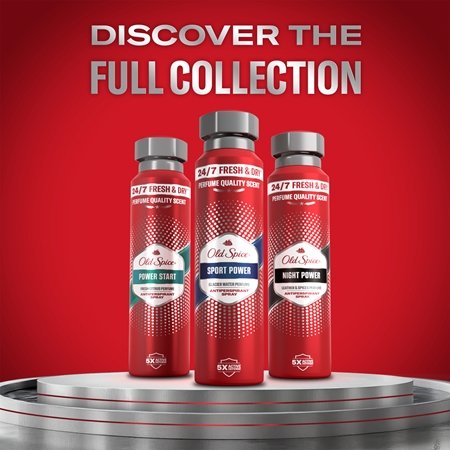 Old Spice Power Start antiperspirant ve spreji pro muže