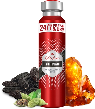 Old Spice Night Power antiperspirant ve spreji pro muže