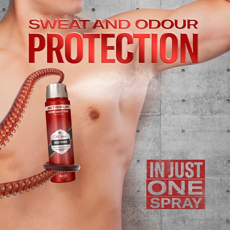 Old Spice Night Power purškiamasis antiperspirantas vyrams