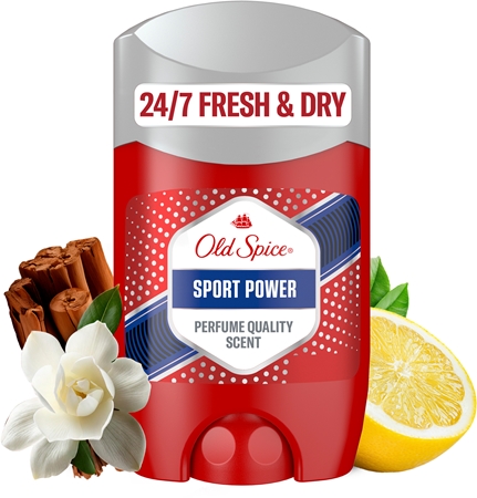 Old Spice Sport Power anti-transpirant solide pour homme