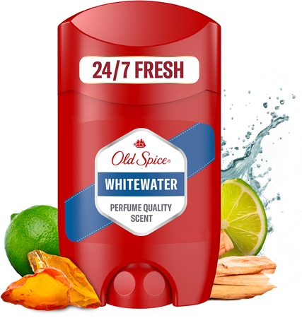 Old Spice Whitewater tuhý deodorant pro muže