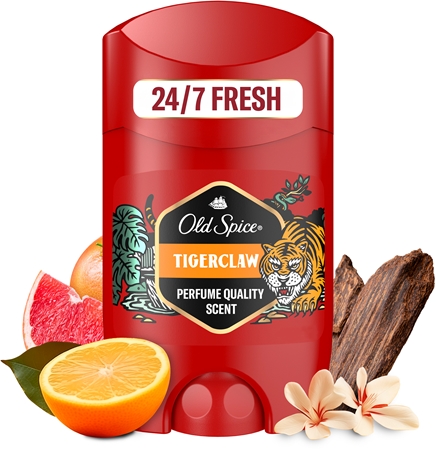 Old Spice Tigerclaw tuhý deodorant pro muže
