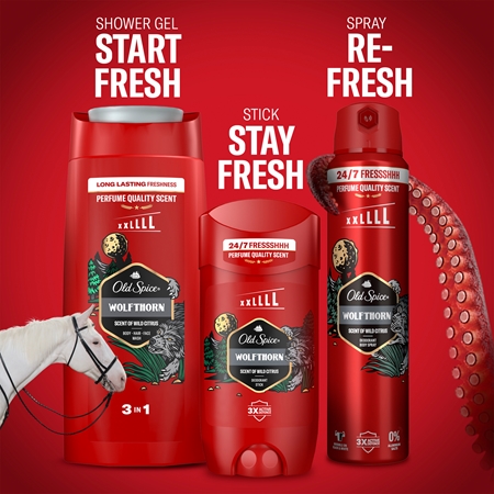 Old Spice Wolfthorn Deodorant Spray voor Mannen