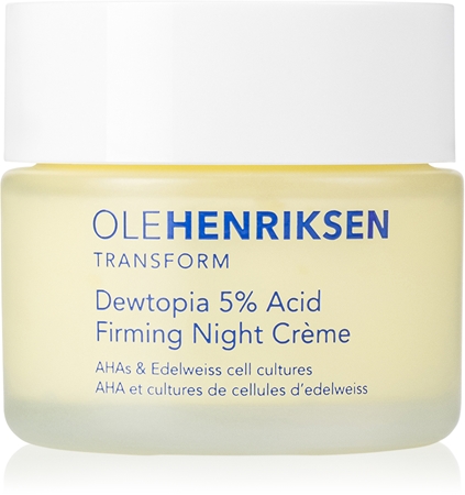 OLEHENRIKSEN Transform Dewtopia 5% Acid Firming Night Crème zpevňující noční krém s AHA kyselinami