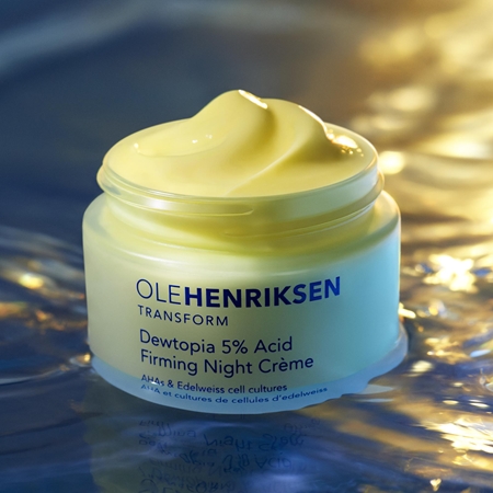 OLEHENRIKSEN Transform Dewtopia 5% Acid Firming Night Crème zpevňující noční krém s AHA kyselinami
