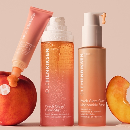 OLEHENRIKSEN Truth Peach Glaze Glow Mist arc spray C vitamin