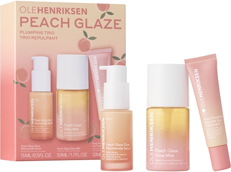OLEHENRIKSEN Peach Glaze Plumping Trio set pentru îngrijirea tenului