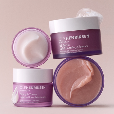 OLEHENRIKSEN Strength B5 Boost Hydrating Solid Foaming Gentle Cleanser baume démaquillant nourrissant