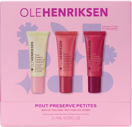 OLEHENRIKSEN Pout Preserve Mini Hydrating Peptide Lip Trio Coffret cadeau lèvres
