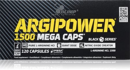 Olimp ArgiPower 1500 Mega Caps para potenciar el rendimiento deportivo