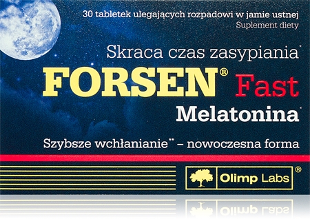 Olimp Forsen® Fast Melatonina tabletki rozpuszczalne przy problemach ze snem