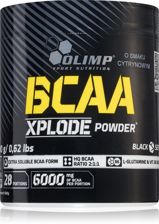 Olimp BCAA Xplode Powder 280 g wspomaganie budowania masy mięśniowej