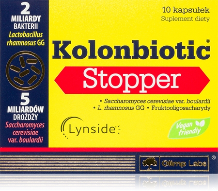 Olimp Kolonbiotic Stopper kapsułki do ochrony mikroflory jelitowej