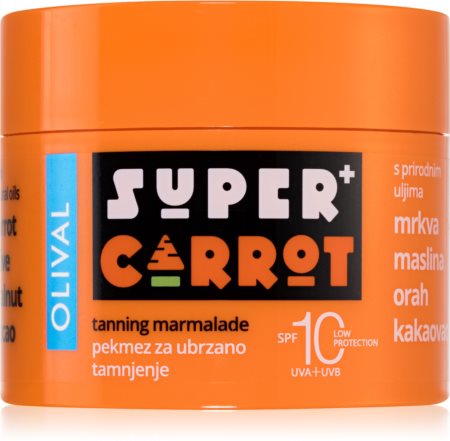 Olival SUPER Carrot produkt przyspieszający i przedłużający opalanie SPF 10