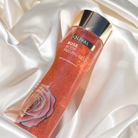 Olival Rose čisticí peelingový gel s vůní růží