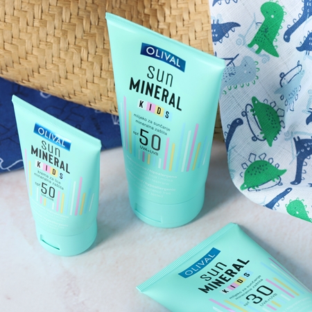 Olival Sun Mineral Kids dětský krém na opalování na obličej a tělo