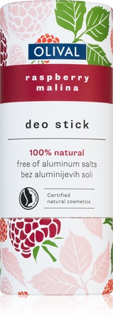 Olival Natural Raspberry tuhý deodorant bez obsahu hliníkových solí