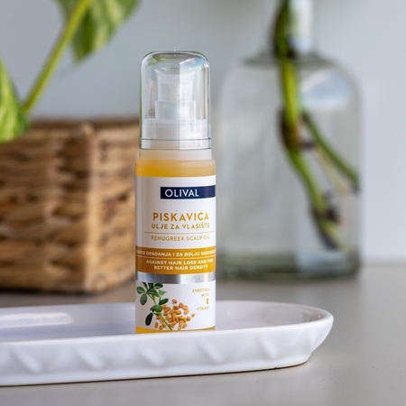 Olival Fenugreek nährendes Öl gegen Haarausfall