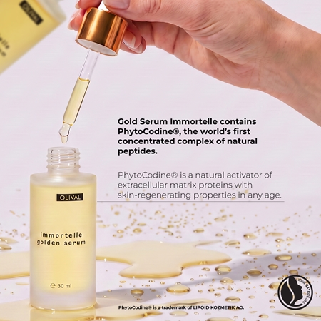 Olival Immortelle Golden Serum revitalisierendes Serum gegen Hautalterung