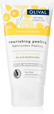 Olival Immortelle Nourishing Peeling peeling suave de pele para peles secas e sensíveis