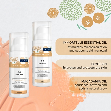 Olival Immortelle CC creme hidratante