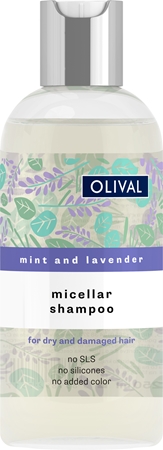 Olival Micellar Mint and Lavender Micelārais šampūns sausiem un bojātiem matiem