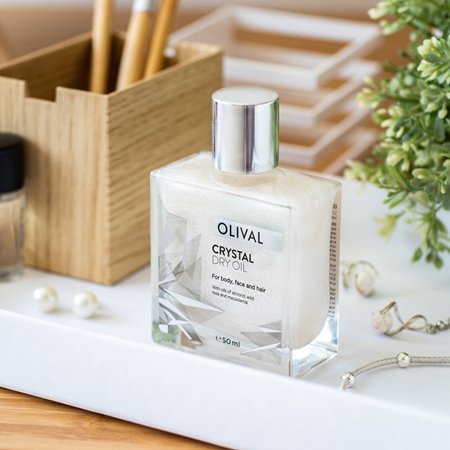 Olival Crystal Dry Oil multifunkčný suchý olej s trblietkami na tvár, telo a vlasy