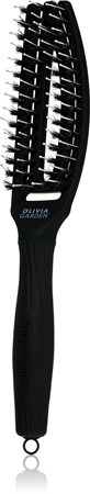 Olivia Garden Fingerbrush Combo Large Paddle Brush with nylon and boar bristles