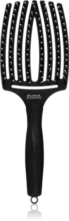 Olivia Garden Fingerbrush Combo große flache Bürste mit Nylon- und Eberborsten