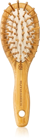 Olivia Garden Bamboo Touch επίπεδη βούρτσα για μαλλιά και το δέρμα του τριχωτού της κεφαλής