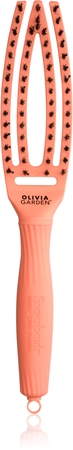 Olivia Garden Fingerbrush Coral plokščias plaukų šepetys