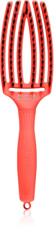 Olivia Garden Fingerbrush L´amour επίπεδη βούρτσα για τα μαλλιά