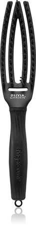 Olivia Garden Fingerbrush Boar & Nylon hajkefe nejlon- és vaddisznósörtékkel