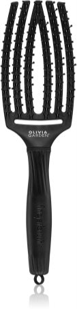 Olivia Garden Fingerbrush Double Bristles Flache Bürste für die leichte Kämmbarkeit des Haares