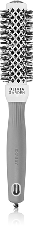 Olivia Garden Expert Shine Wavy Bristles White&Grey brosse à cheveux