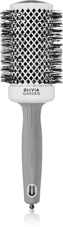 Olivia Garden Expert Shine Wavy Bristles White&Grey szczotka do włosów