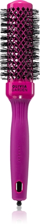 Olivia Garden Expert Shine Hot Pink kartáč na foukání pro dlouhé vlasy