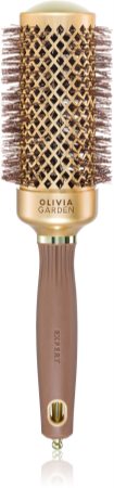 Olivia Garden Expert Shine Wavy στρογγυλή βούρτσα για τα μαλλιά