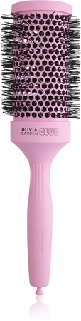 Olivia Garden Club The Glow Blowout Ceramic Round Brush Pink Round Hair Brush