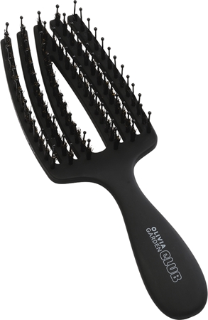 Olivia Garden Club The Nomad Detangling&Shine Fingerbrush Flat Brush for hair