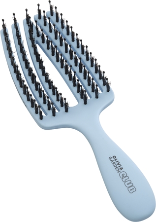 Olivia Garden Club The Nomad Detangling&Shine Fingerbrush Flat Brush for hair