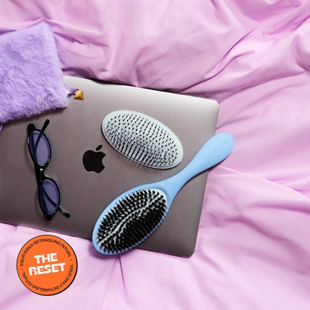 Olivia Garden Club The Reset Detangling&Shine Hairbrush επίπεδη βούρτσα με θήκη
