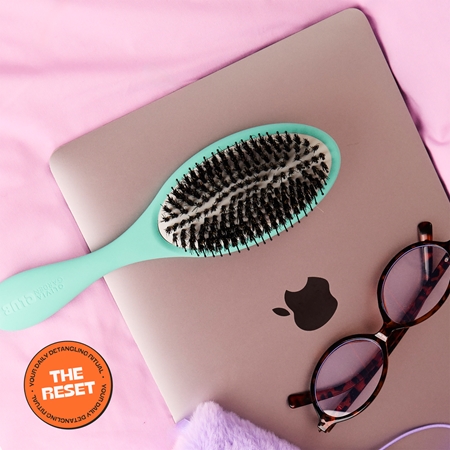Olivia Garden Club The Reset Detangling&Shine Hairbrush επίπεδη βούρτσα με θήκη