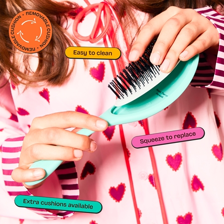 Olivia Garden Club The Reset Detangling&Shine Hairbrush επίπεδη βούρτσα με θήκη
